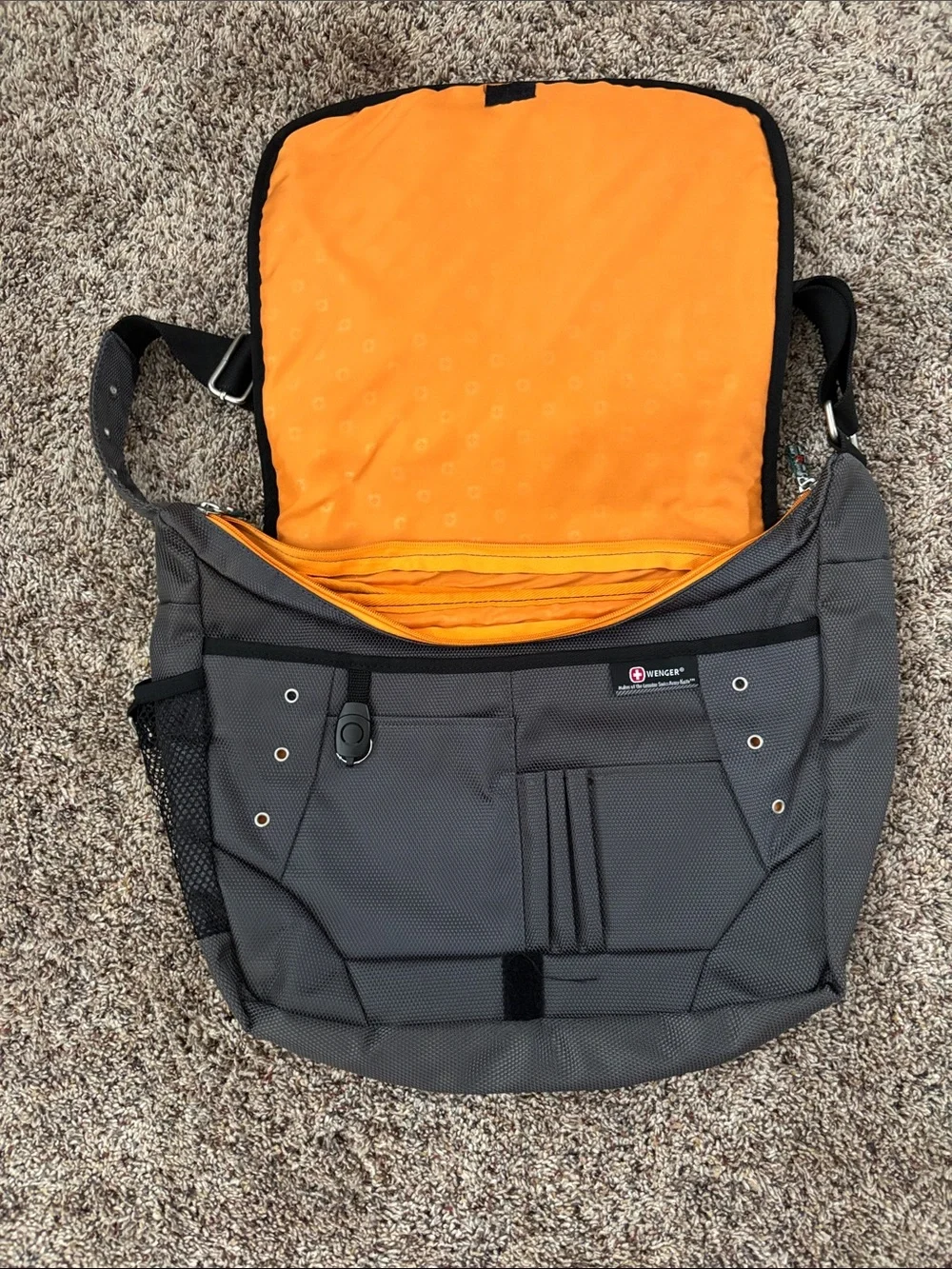 Wenger SwissGear xWalt Disney World Gray and Black Messenger
